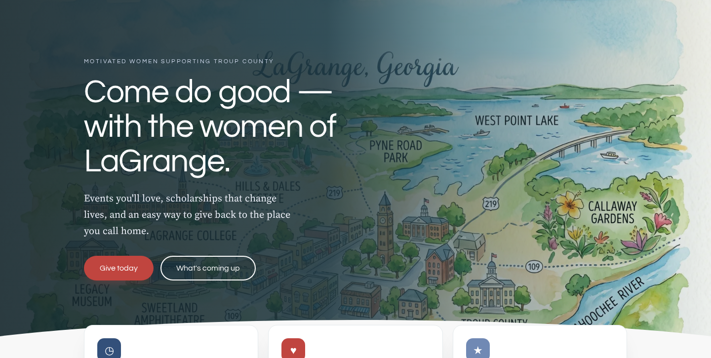 Junior Service League of LaGrange — Rebuild